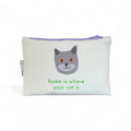 Astuccio piccolo · « Home is where your cat is »