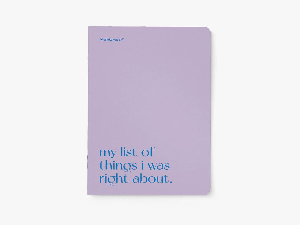 Quaderno Journal/Right About formato DIN A5