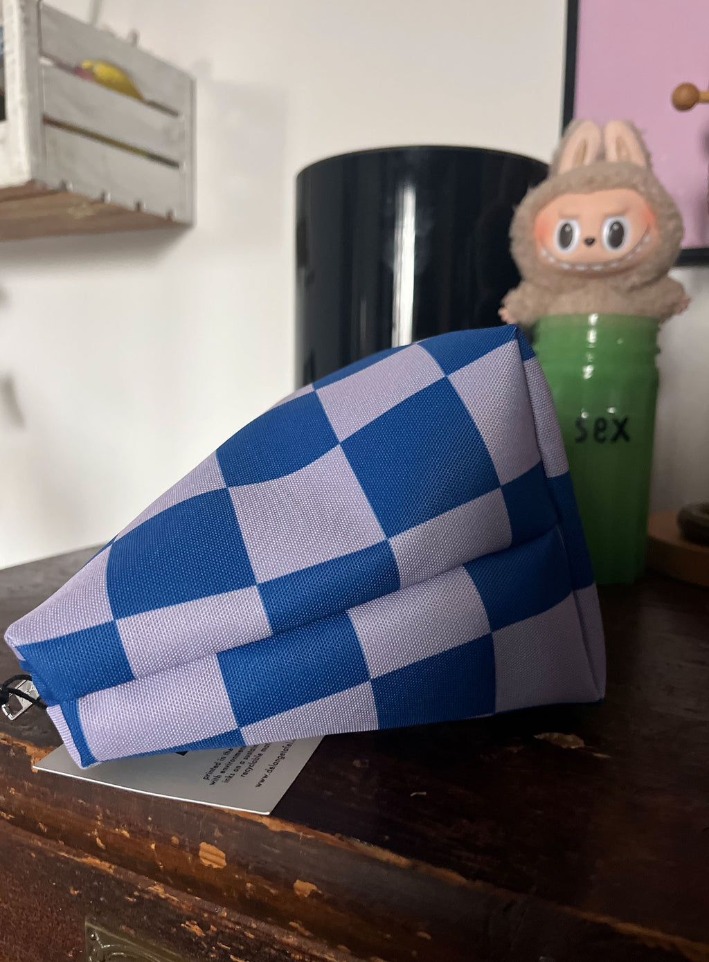 Beauty Case lilla e blu