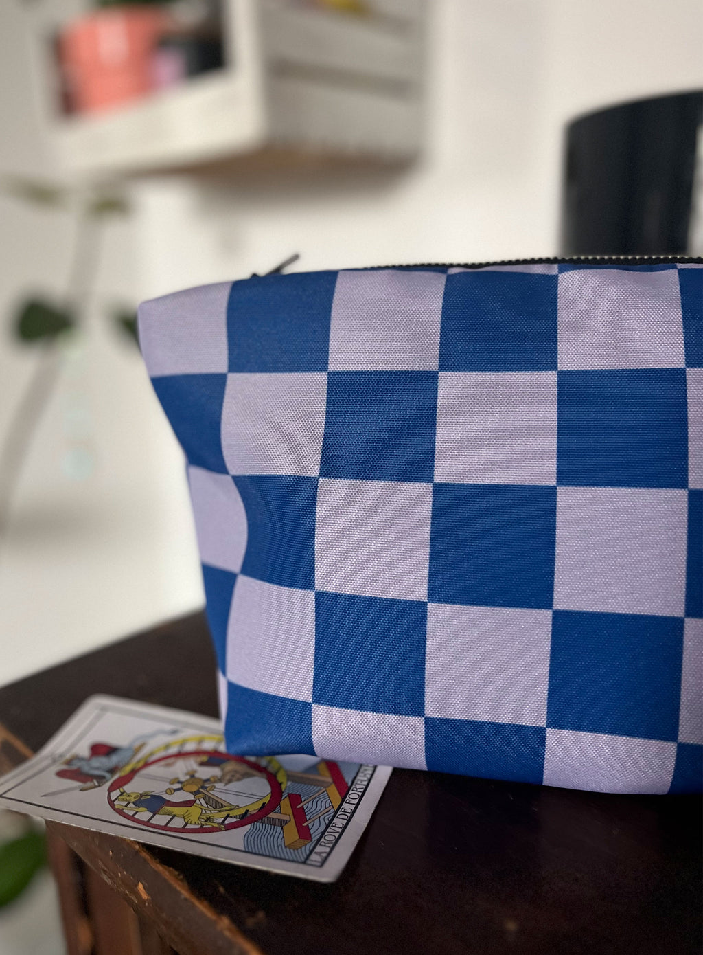 Beauty Case lilla e blu