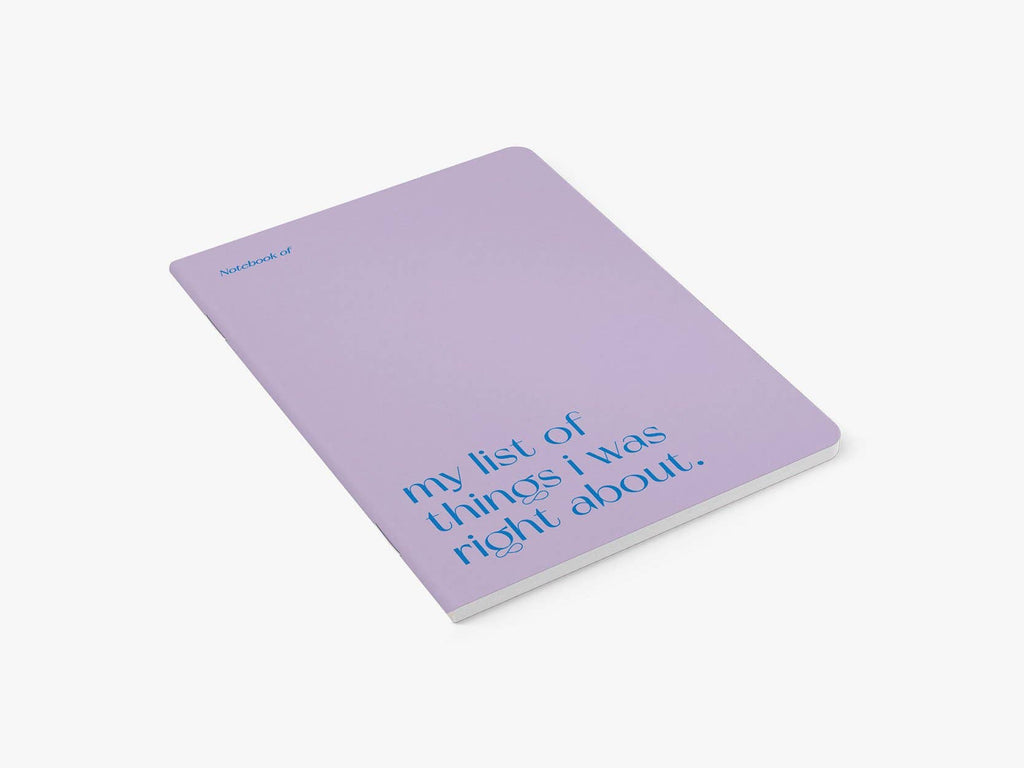 Quaderno Journal/Right About formato DIN A5
